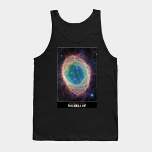 High Resolution Astronomy Ring Nebula M57 Tank Top